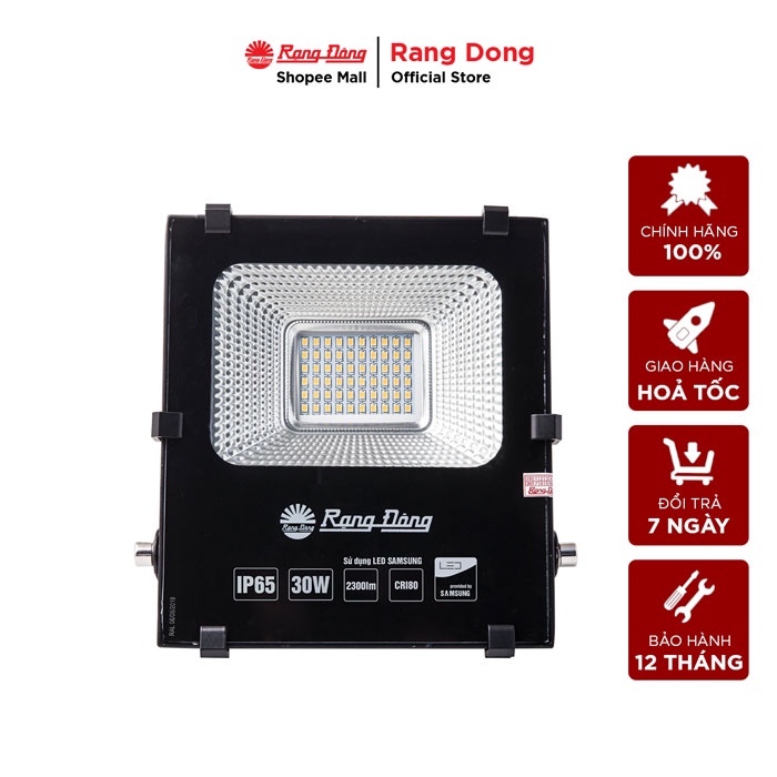 Đèn led chiếu pha 30w Rạng Đông chống nước IP65 siêu bền (Model: CP06 30W)