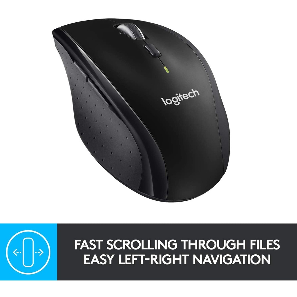 Chuột Không Dây Logitech M705 2.4 GHz 1000 DPI, 3 Bánh Xe Tương Thích Với PC, Laptop, Chromebook