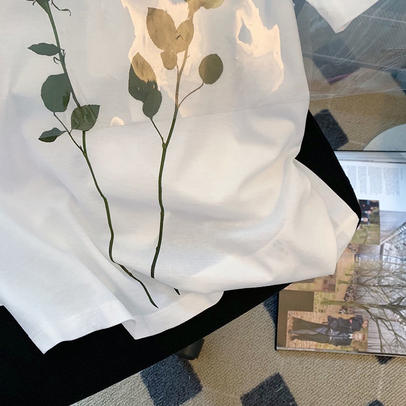 Áo Thun Dáng Rộng Thiết Kế Đơn Giản Dễ Phối Đồ