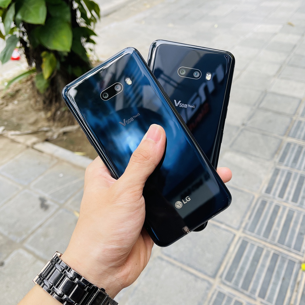 Điện thoại LG V50s ThinQ 5G  màu xanh đen Hàng bảo hành 6 tháng trọn gói