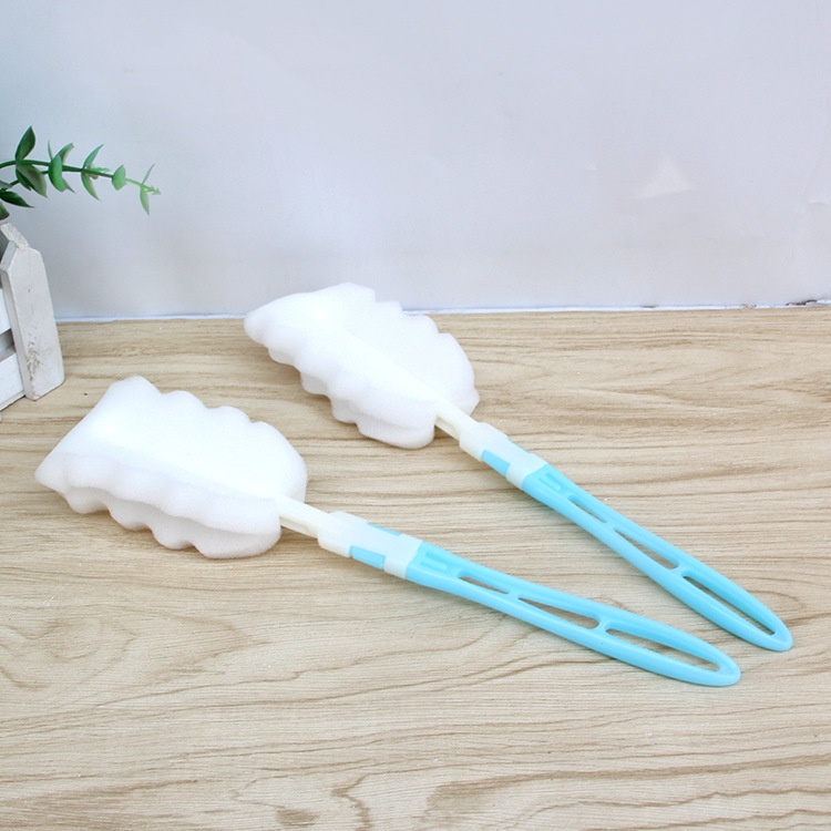 Cọ rửa ly chai lọ bông trắng gấp gọn