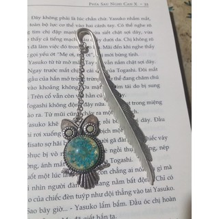 BOOKMARK DẠ QUANG DÙNG CHẶN SÁCH - lông vũ con cú