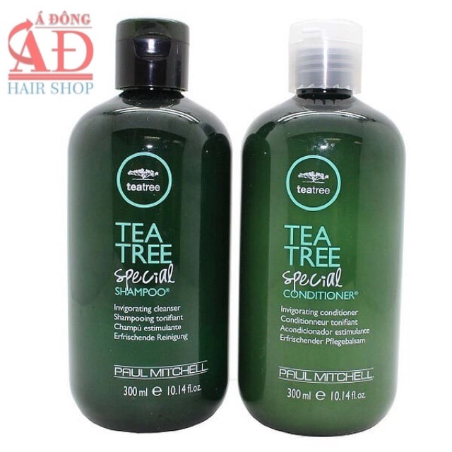 [Chính hãng] [Siêu rẻ] Bộ dầu gội xả Paul Mitchell Tea Tree Special trà xanh bạc hà ngăn gàu kháng khuẩn Mỹ 300ml