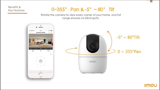 SIÊU RẺ - CAMERA WIFI XOAY IMOU A22EP 2M , CAMERA DAHUA - CHÍNH HÃNG | BigBuy360 - bigbuy360.vn