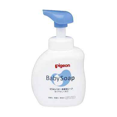 Sữa Tắm Gội Cho Bé Pigeon Baby Soap Dưỡng Ẩm 2in1 500ml Nhật Bản