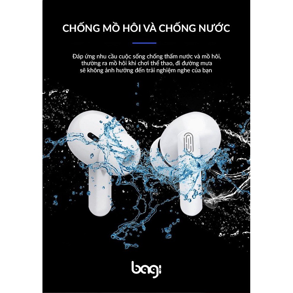 Tai Nghe Bluetooth Bagi Venus Pro - Âm Thanh Chân Thật - Chính Hãng - Bảo Hành 12 Tháng