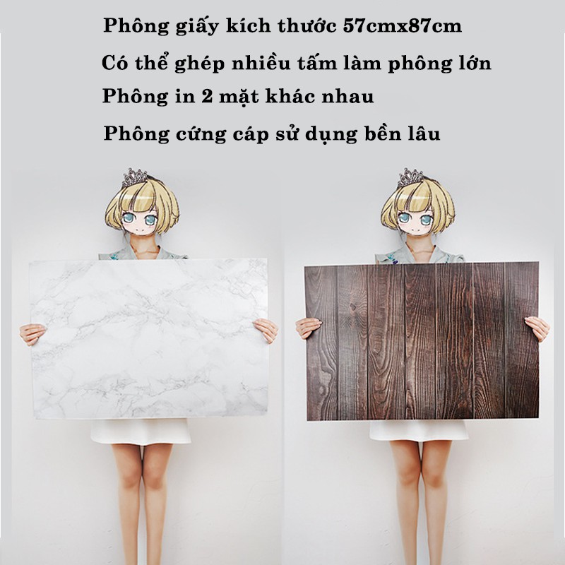 Mẫu 9-35 Phông nền chụp ảnh giấy 2 mặt in 3d đồ decor chụp ảnh sản phẩm phông nền studio background giá rẻ 2F06