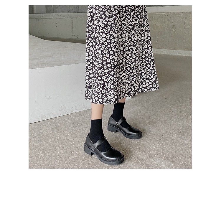 Giày búp bê Mary Jane phong cách Anh 2 màu thời trang Meihouse | BigBuy360 - bigbuy360.vn