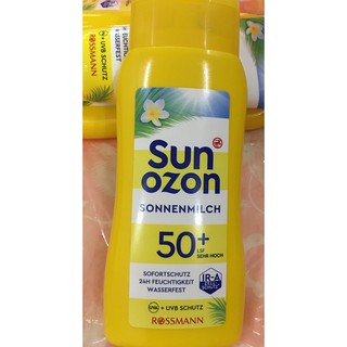 Kem chống nắng  Sonneenmilch Sun Ozon  50+ LSF Sehr hoch -200ml của Đức.