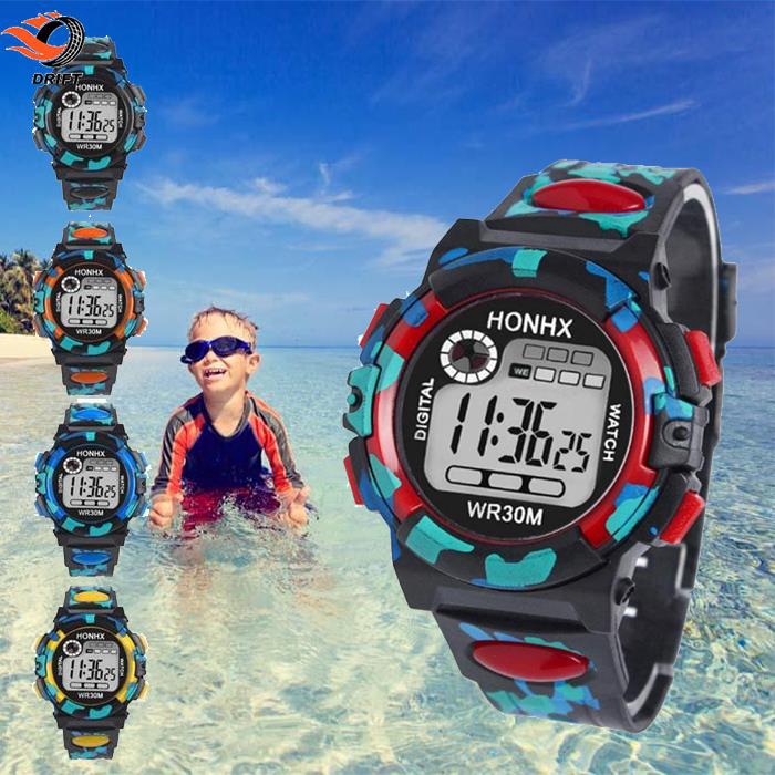 LED Watch Daily Life Waterproof Outside Sport Boys Children's Digital Watches