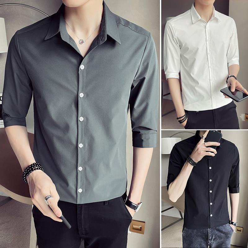 Áo Sơ Mi Tay Lửng Thời Trang Dành Cho Nam