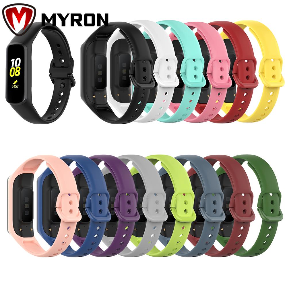 Dây Đeo Thay Thế Chất Liệu Silicon Màu Trơn Thời Trang Cho Đồng Hồ Thông Minh For Samsung Galaxy Fit 2 SM-R220