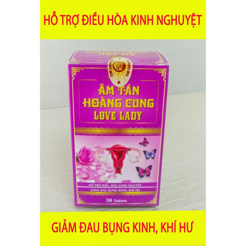 :Âm Tán Hoàng Cung LOVE LADY.Hỗ trợ Điều Hòa Kinh Nguyệt ,Đau Bụng Kinh,Khí Hư