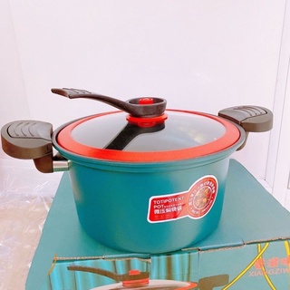 Nồi áp suất, Nồi hầm cháo, Kho cá đa năng mini totipotent pot dùng cho mọi loại bếp từ, bếp gas, bếp hồng ngoại