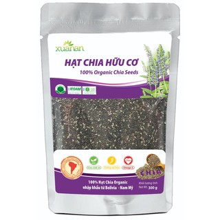 Hạt chia hữu cơ xuân an 300gr