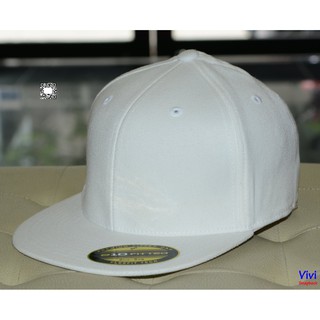Nón snapback size nhỏ bít đuôi snapback trắng The Premium 210 Flexfit Fitted Full White
