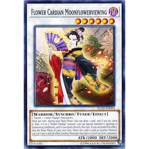 Thẻ bài Yugioh - TCG - Flower Cardian Moonflowerviewing / FLOD-EN094'