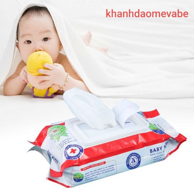 khăn ướt Baby Wipe (100 tờ)mềm mịn cho da bé