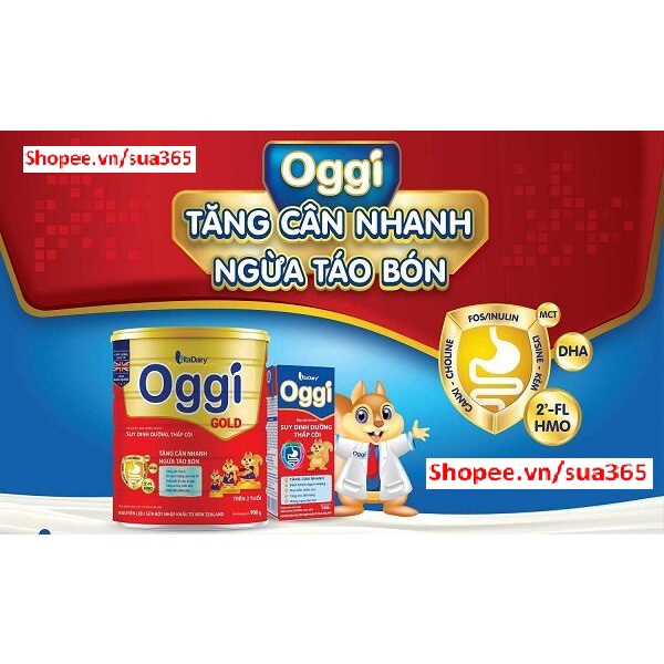 Sữa pha sẵn Oggi Gold hộp 110ml Trẻ Suy Dinh Dưỡng Thấp Còi