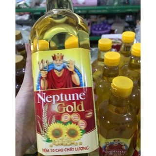 Dầu ăn Neptune Gold chai 1 lít