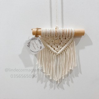 Macrame mini Size 15x20 trang trí nhà cửa LT06