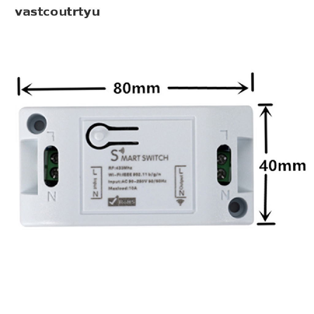 Công Tắc Thông Minh Không Dây Kết Nối WiFi Điều Khiển Bằng Giọng Nói Tiện Dụng Cho Gia Đình DIY