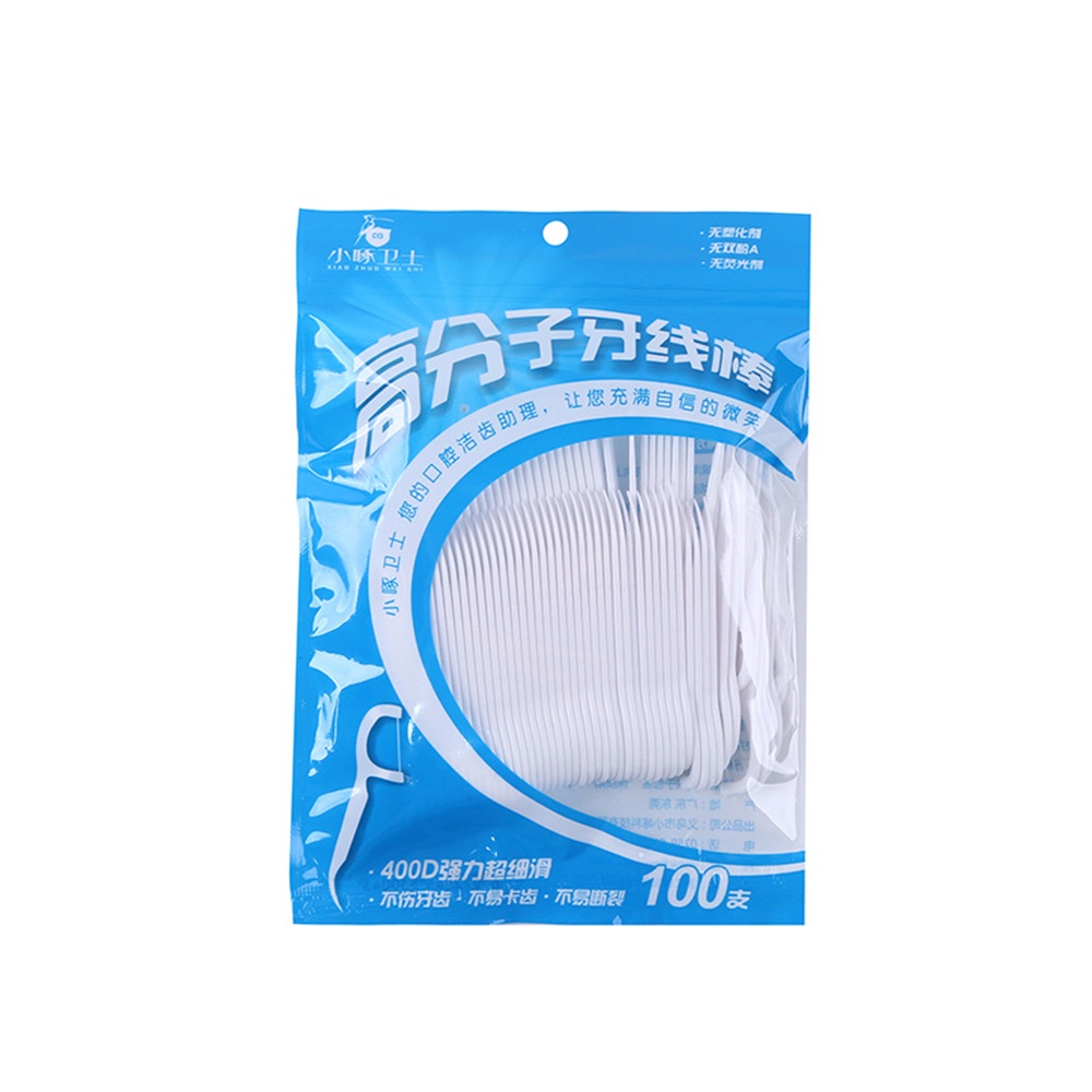 Bộ 100 Tăm Chỉ Nha Khoa Sử Dụng Một Lần Tiện Dụng