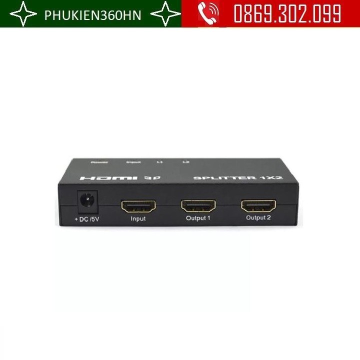 [Mã ELHACE giảm 4% đơn 300K] Bộ chia HDMI SPLITTER 1 TO 2 - HDMI12