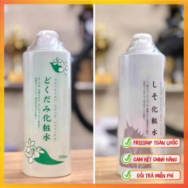 Nước Hoa Hồng Diếp Cá Dokudami Natural Skin Lotion 500ml Nhật Bản