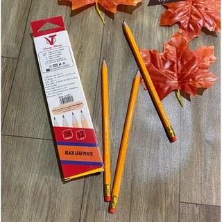 Hộp 12 bút chì 2b thân vàng gstar