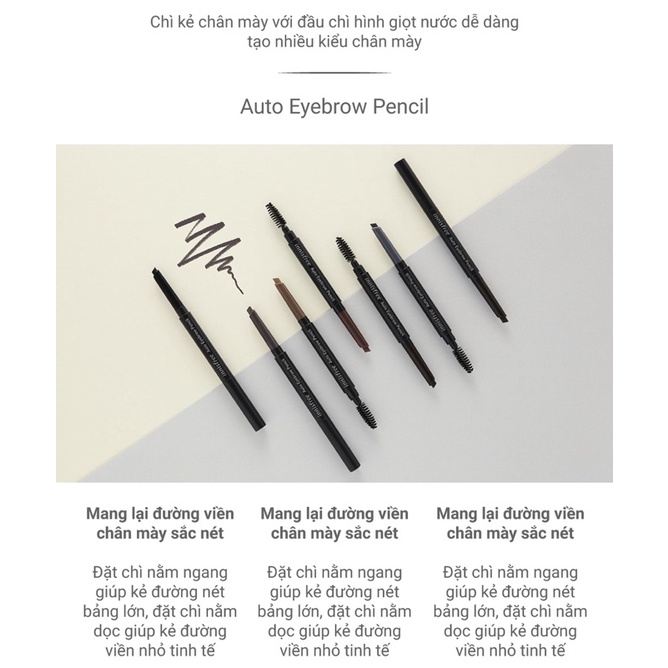 Chì Kẻ Mày 2 Đầu Innisfree Auto Eyebrow Pencil