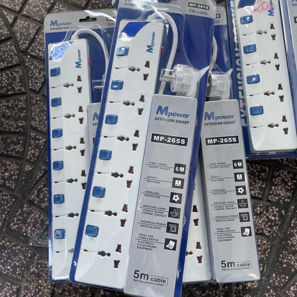 Dây ổ cắm đa năng nối dài có cổng USB