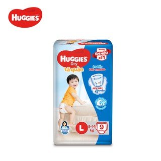 [MKB Gift] Tã quần Huggies Dry Super Jumbo L9
