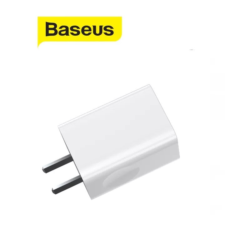 Củ sạc nhanh 5V/3A Baseus Quick Charge chân cắm dẹt thiết kế nhỏ gọn cho mọi thiết bị