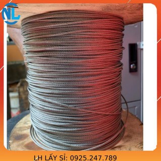 Cáp INOX 304  2mm ( cuộn 1000 mét ) capthepgiasi Thái Bình Vina