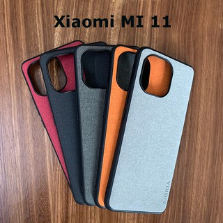 Ốp lưng Xiaomi MI 11 vân vải Jean chống sốc Aioria