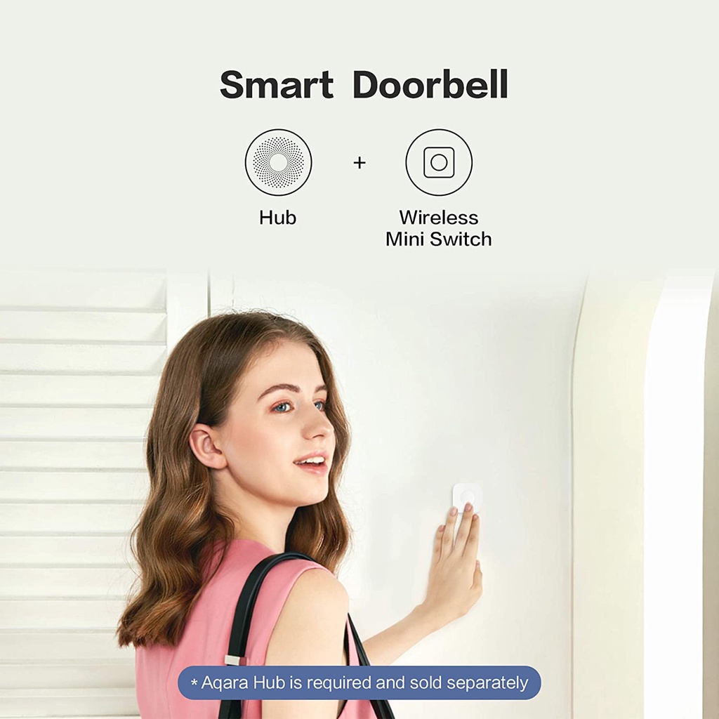 Nút nhấn không dây Aqara Mini Switch Wireless - tương thích Aqara Home WXKG11LM