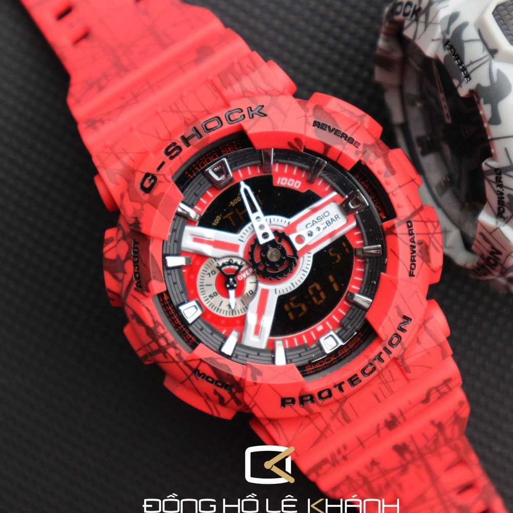 ĐỒNG HỒ NAM G SHOCK GA 110SL 4A MÀU ĐỎ NỔI BẬT