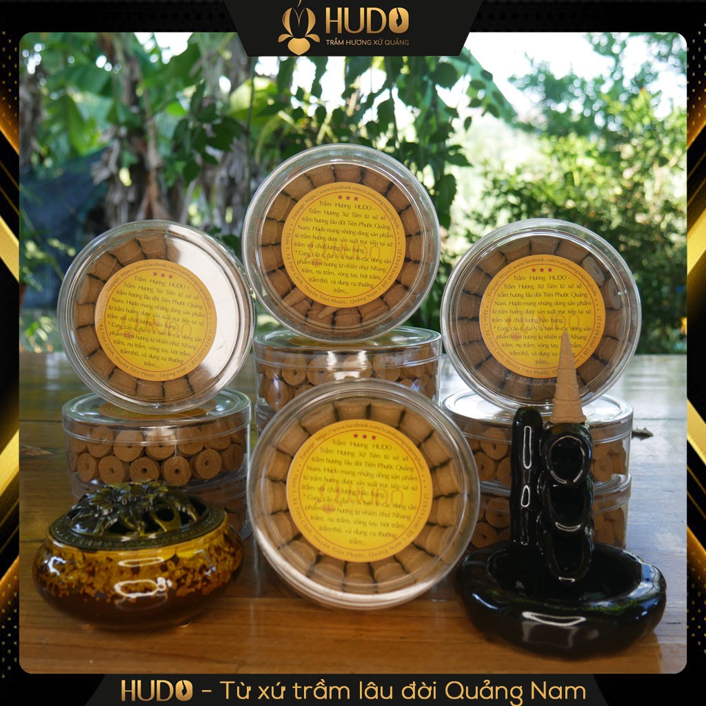 Nụ trầm hương khói ngược tự nhiên xông nhà nguyên chất hương thơm trừ tà tẩy uế