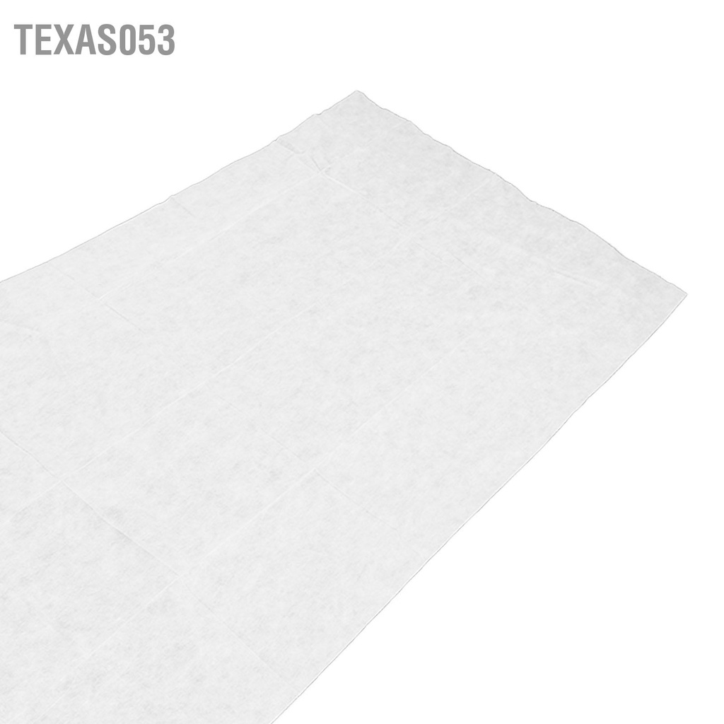 [Hàng Sẵn] 100 Tấm lót trải giường dùng một lần mỏng thoáng khí trắng không lỗ 170x70cm cho massage Spa Thẩm mỹ【Texas053】