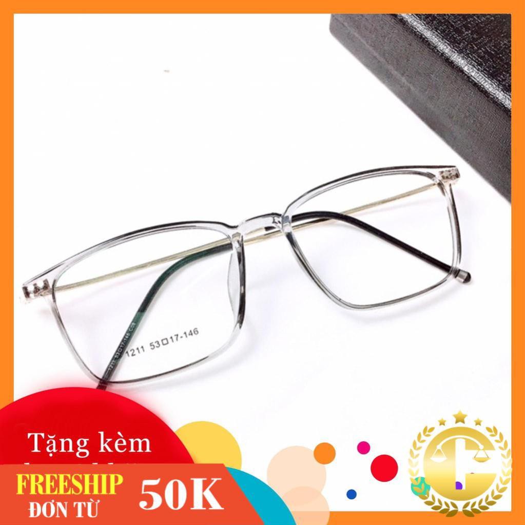 Kính cận 1211 -gọng kính giả cận thời trang nhận cắt mắt cận viễn loạn