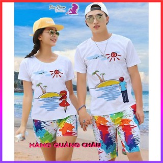 Đồ Đi Biển Cặp Đôi [𝗛𝗮̀𝗻𝗴 𝗤𝘂𝗮̉𝗻𝗴 𝗖𝗵𝗮̂𝘂]- (Kèm Trẻ Em) -Ảnh Khách Mặc.
