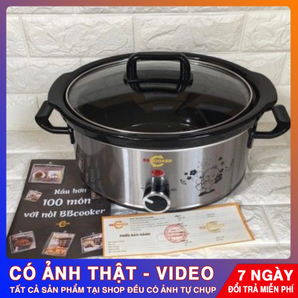 Nồi Nấu Cháo Đa Năng BBCooker BS35 – 3.5 Lít – Nồi Nấu Cháo Chậm – Nồi Nấu Dinh Dưỡng – Chính Hãng – Bảo Hành 12 tháng