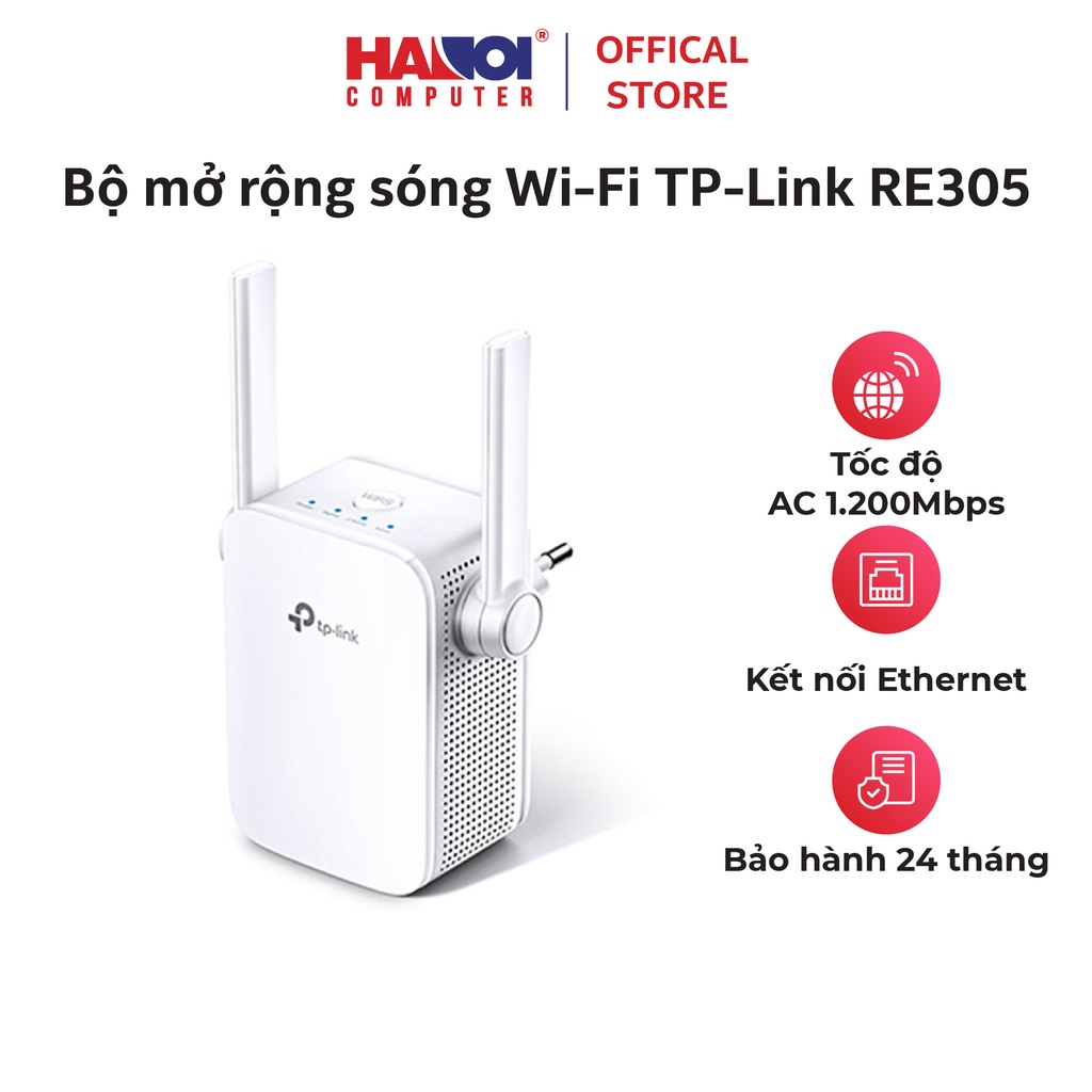 Bộ mở rộng sóng Wi-Fi TP-Link RE305 AC1200, quản lý dễ dàng điều khiển từ xa