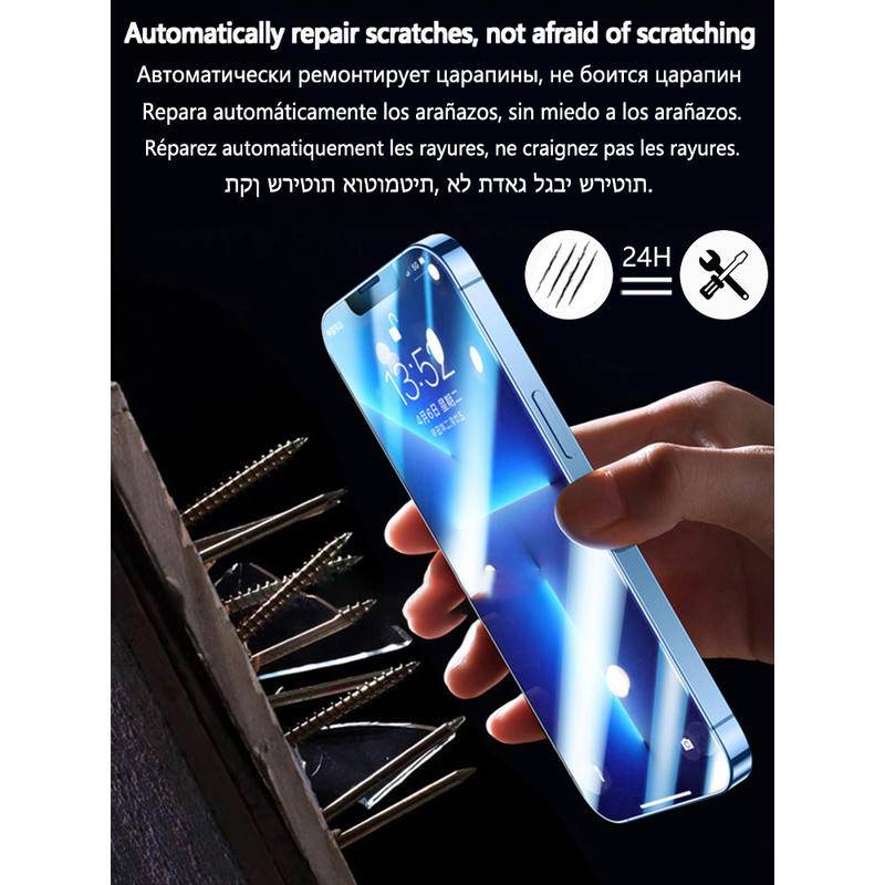 Kính Dán Cường Lực Hydrogel Bảo Vệ Màn Hình Điện Thoại iPhone 13 12 11 Pro MAX Mini X XS MAX XR SE 2022 2020 6 6s 7 8 Plus