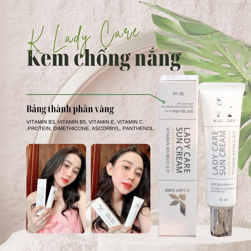 Kem chống nắng K Lady Care 50ml  - HÂN KOREA