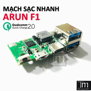 Mạch Sạc Nhanh QC3.0 Mini 2 Cổng