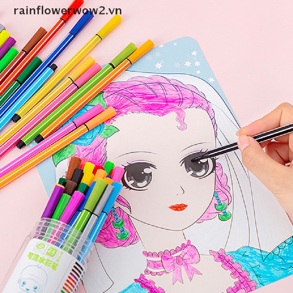 Bộ Cọ Vẽ Màu Nước Có Thể Giặt Sạch Thời Trang