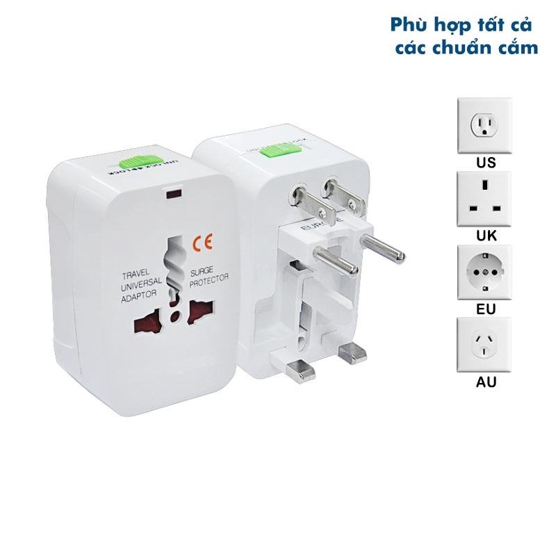 Ổ cắm điện đa năng du lịch Universal Travel Adapter nhiều đầu ổ cắm du lịch