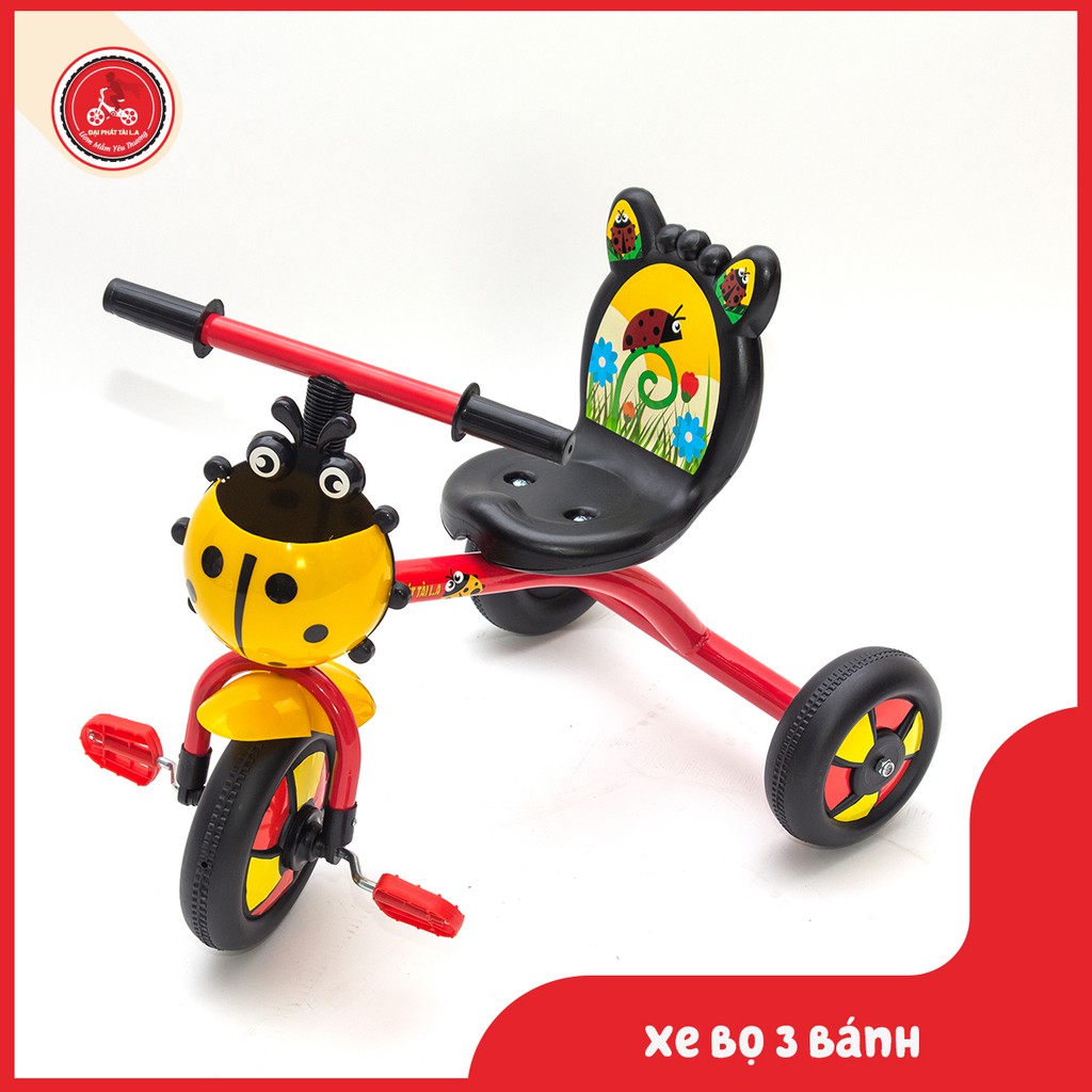 Xe 3 bánh rổ con bọ mini - Đại Phát Tài - cho trẻ 2-4 tuổi -1103BON01